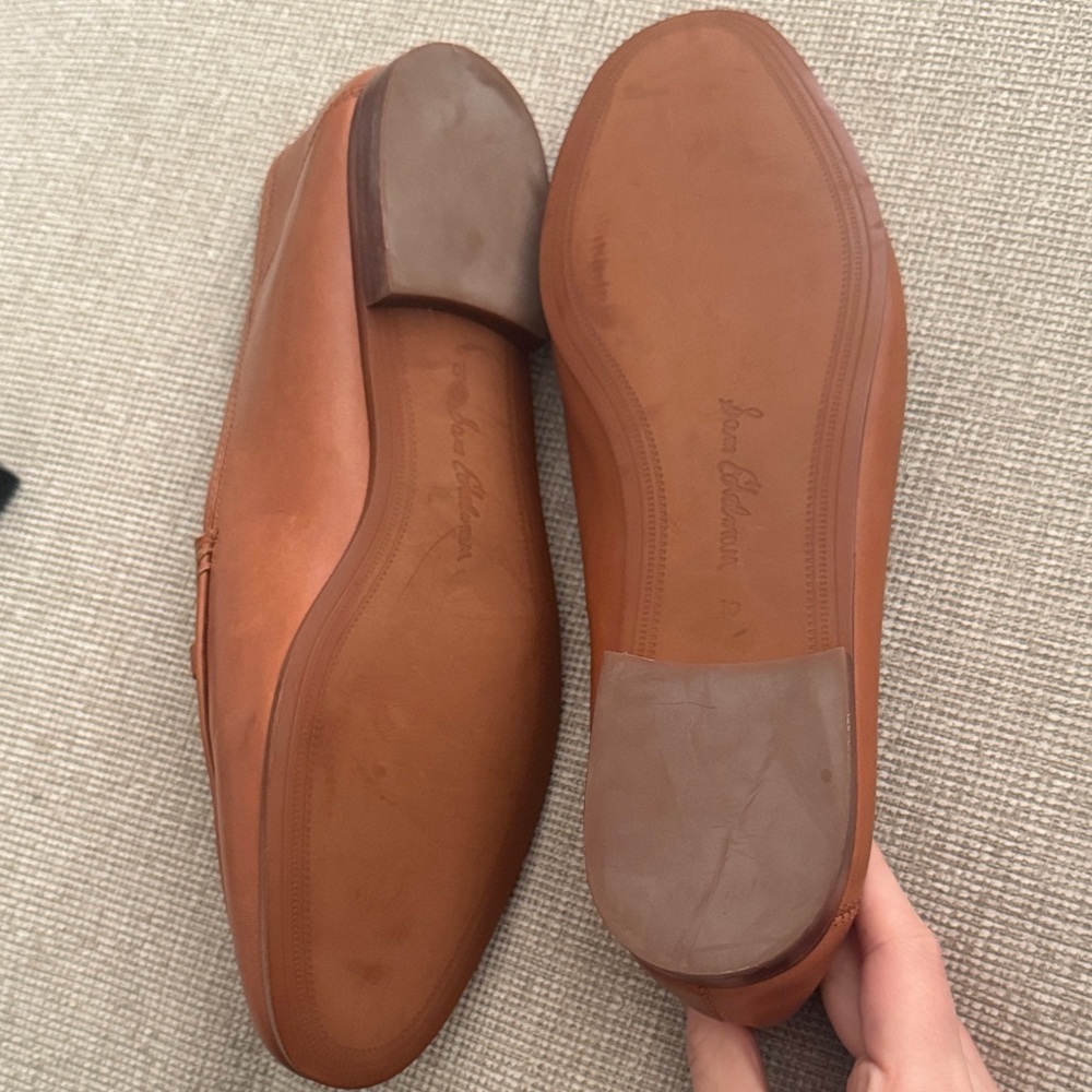 Sam Edelman Tan Loafers with Gold Accent - Picture 5 of 5
